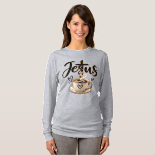 T-shirt Amoureux de Jésus et de café