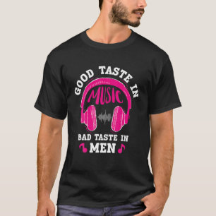 T-shirt Amoureux De La Musique - Bon Goût En Musique Mauva