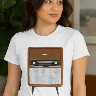 T-shirt Amoureux de la musique rétro milieu du siècle vint