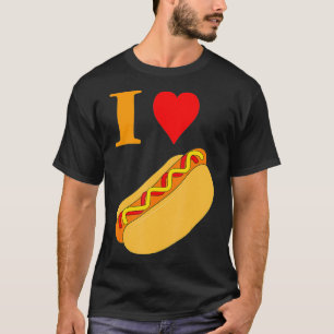 T-shirt Amoureux de la nourriture Tee - shirts J'aime hot 