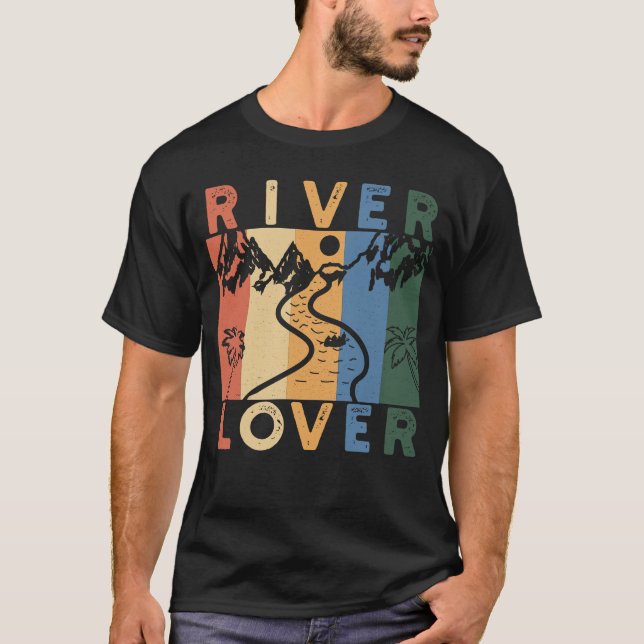 T-shirt Amoureux de la rivière (Devant)