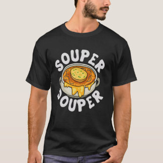 T-shirt Amoureux de la soupe à l'oignon française Souper D