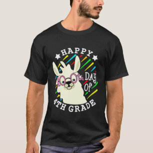 T-shirt Amoureux de Lama Alpaca Joyeux 100ème Jour de 4ème