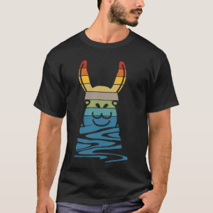 T-shirt Amoureux de lama alpacas Rétro Vintage Style newre