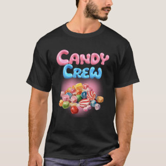 T-shirt Amoureux de l'équipe de Candy Party Halloween Part
