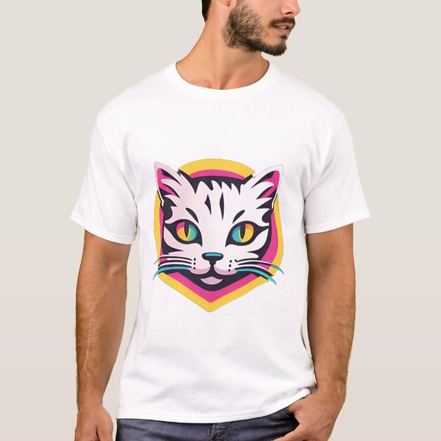 T-shirt Amoureux de les chats (Devant)