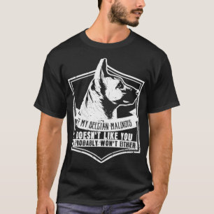 T-shirt Amoureux de les chiens Belge Malinois Propriétaire