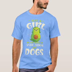 T-shirt Amoureux de les chiens filles Avocado femmes propr