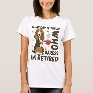 T-shirt Amoureux de les chiens Quel jour est-ce aujourd'hu