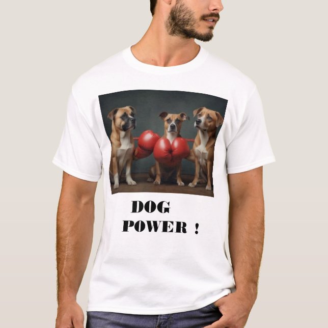 T-SHIRT AMOUREUX DE LES CHIENS RÊVE ! (Devant)