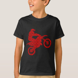 T-shirt Amoureux de Motocross Voeux de la Saint-Valentin A