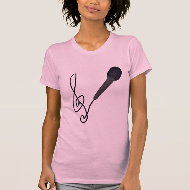 T-shirt amoureux de musique (Devant)