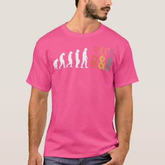 T-shirt Amoureux De Musique Rb De L'Évolution 90S