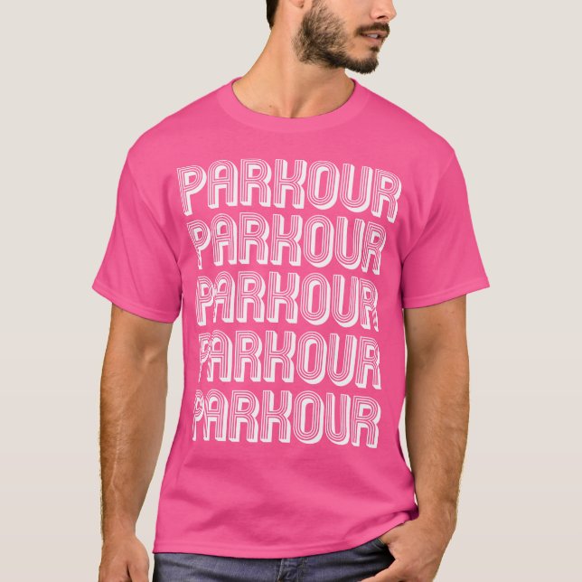 T-shirt Amoureux de Parkour (Devant)