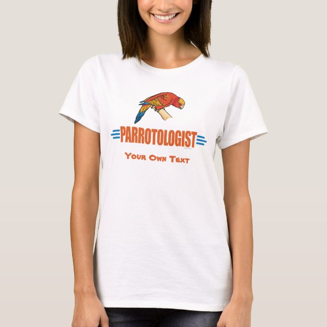 T-shirt Amoureux de perroquet drôle (Devant)