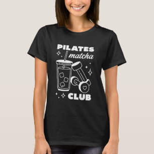 T-shirt Amoureux de Pilates et de latte au matcha drôle