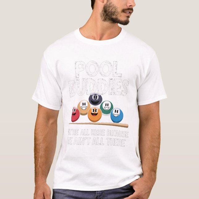 T-shirt Amoureux De Piscine Ici Parce Qu'Aint Tout Il Bil (Devant)