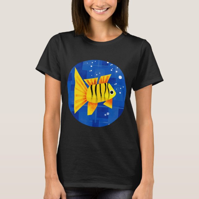 T-shirt Amoureux de poissons (Devant)