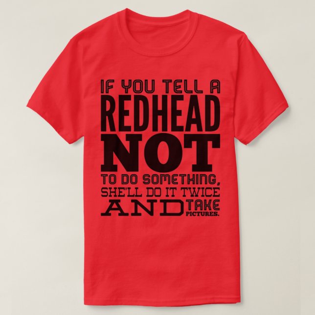 T-SHIRT AMOUREUX DE REDHEAD 3 (Design devant)
