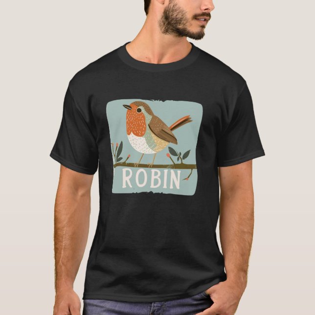 T-shirt Amoureux de Robin et de Bruant (Devant)