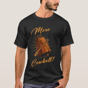 T-shirt Amoureux de sonnette à vache Drôle de musique Plus