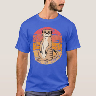 T-shirt Amoureux de suricates Cadeau rétro Drôles d'animau