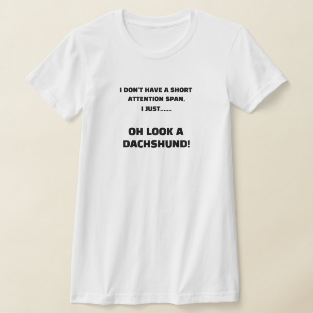 T-shirt Amoureux de teckel  (Poser)