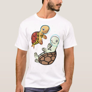 T-shirt Amoureux de Tortue de Mer Enfants Espace Astronaut