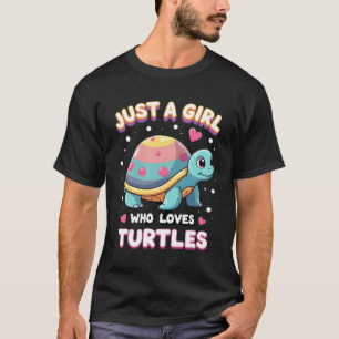 T-shirt Amoureux de tortues de reptiles marins Juste une f