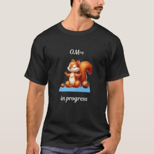 T-shirt Amoureux de yoga - Soyez calme - pleine conscience