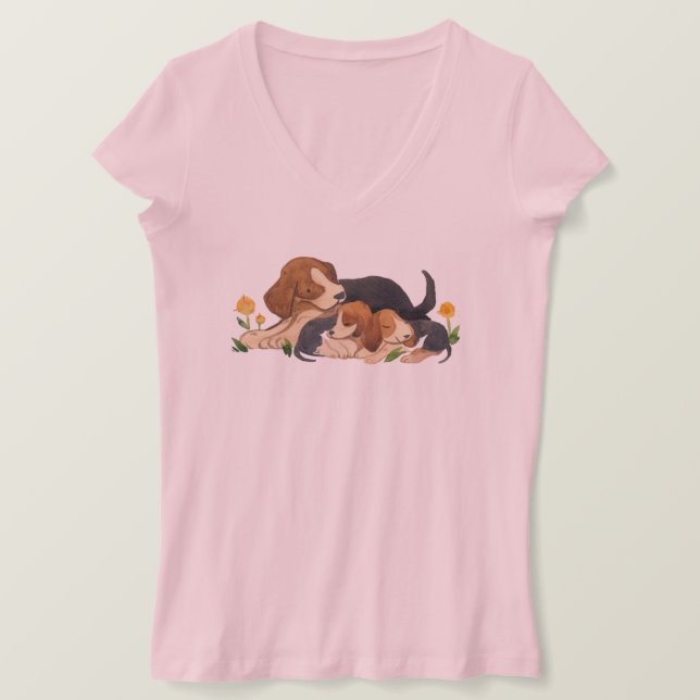 T-shirt Amoureux des animaux (Design devant)
