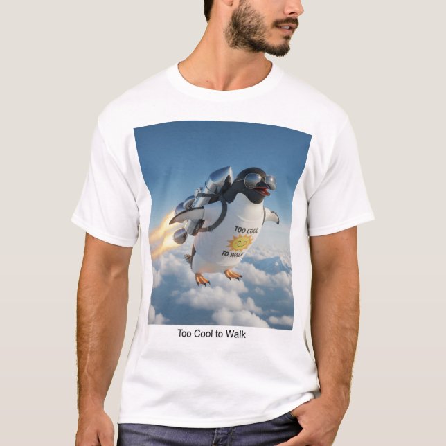 T-shirt Amoureux des animaux cool Tee| Cadeau de pingouin  (Devant)