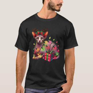 T-shirt Amoureux des animaux de compagnie Chaton Sphynx mi