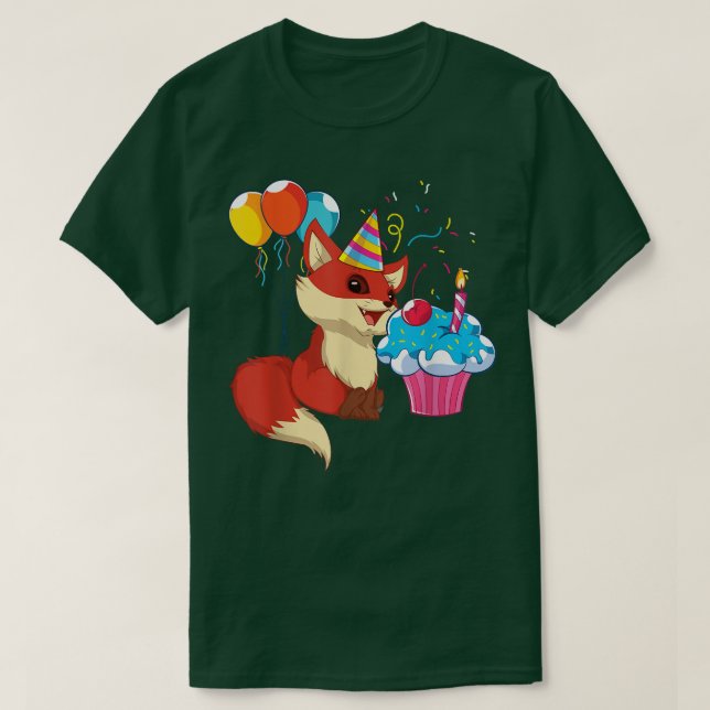 T-shirt Amoureux des animaux de la faune fête d'anniversai (Design devant)