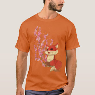 T-shirt Amoureux des animaux de la forêt de Sakura fauniqu