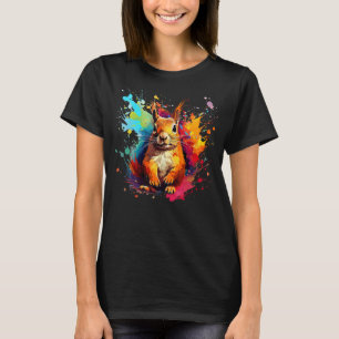T-shirt Amoureux des animaux de la forêt d'écureuils