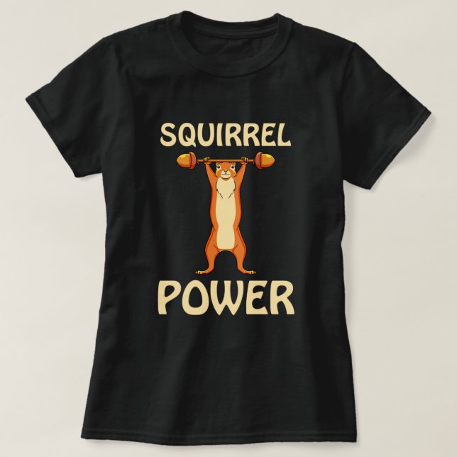 T-shirt Amoureux des animaux de rongeurs d'écureuils de pu (Design devant)