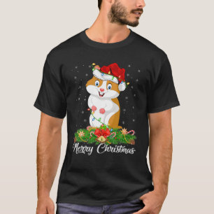 T-shirt Amoureux des animaux Hamster Correspondant Santa H