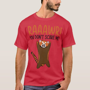 T-shirt Amoureux des animaux Panda roux Animaux mignons Na