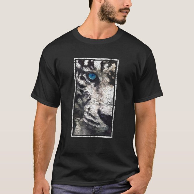 T-shirt Amoureux des animaux sauvage Big Cat Jungle Tiger (Devant)