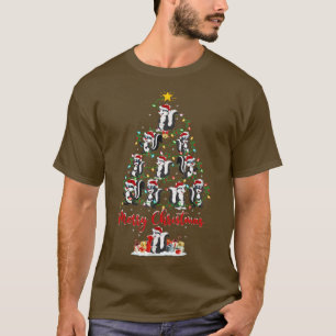 T-shirt Amoureux des animaux Skunk Correspondant Père Noël