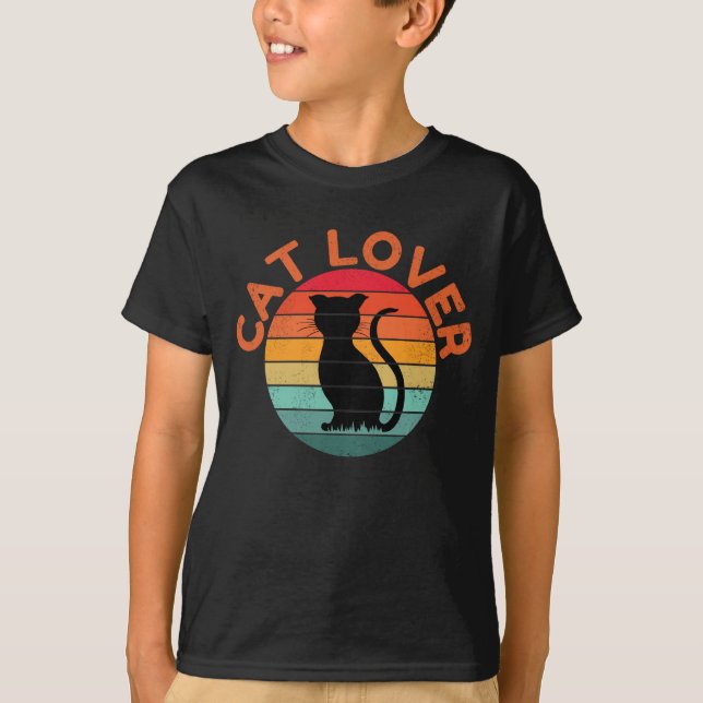 T-SHIRT AMOUREUX DES CHATS (Devant)