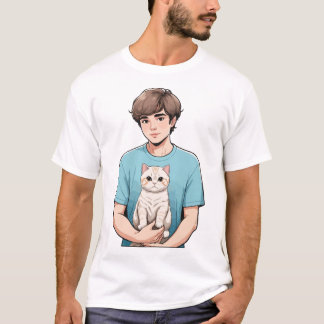 T-shirt Amoureux des chats