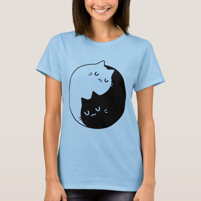 T-shirt Amoureux des chats (Devant)