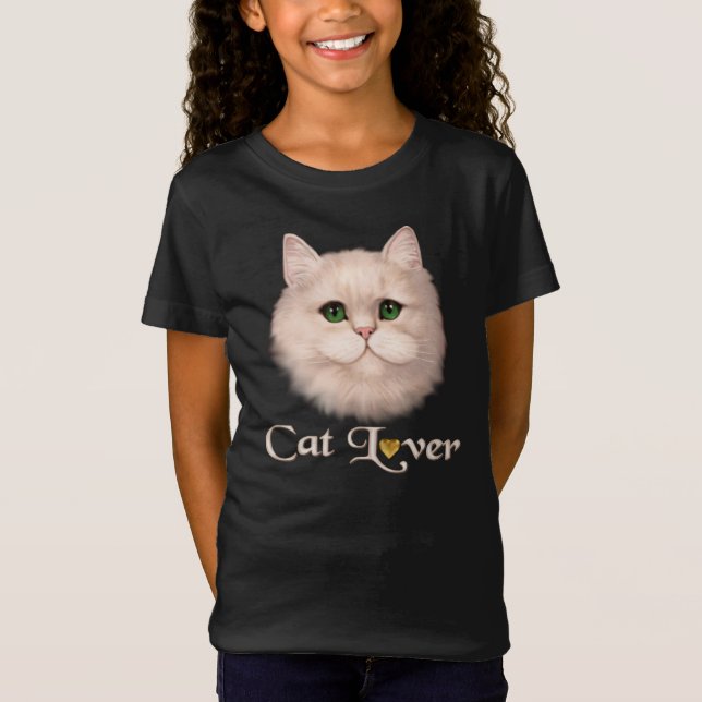 T-Shirt Amoureux des chats (Devant)
