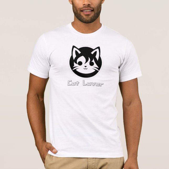 T-shirt Amoureux des chats (Devant)