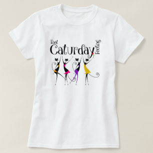 T-shirt Amoureux des chats Caturday