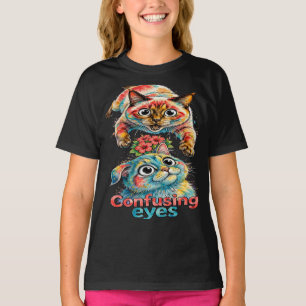 T-shirt Amoureux des chats Chat drôle Siamois & Chartreux
