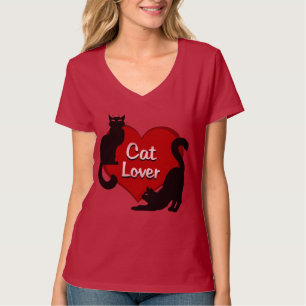 T-shirt Amoureux des chats chemises Amoureux de le