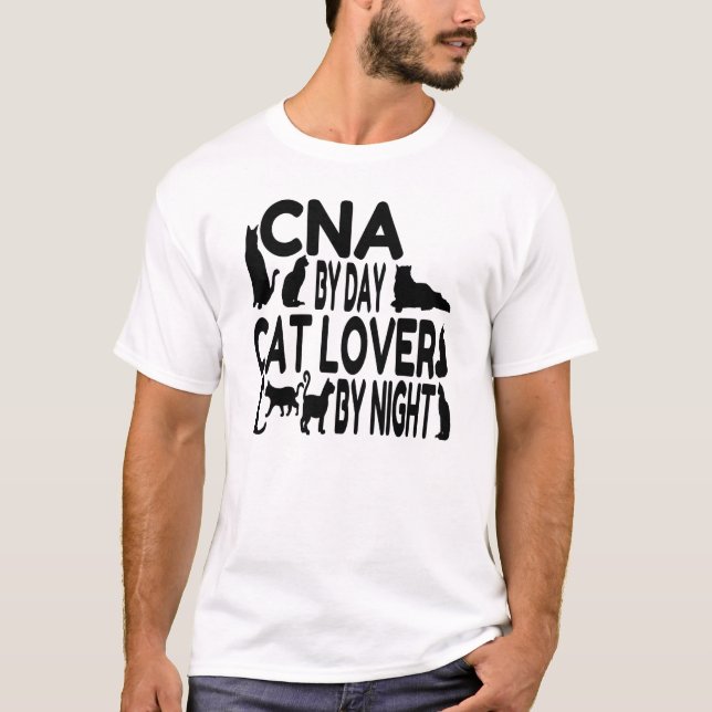 T-SHIRT AMOUREUX DES CHATS CNA (Devant)